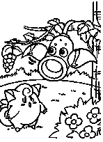 coloriage pokemon roudoudou